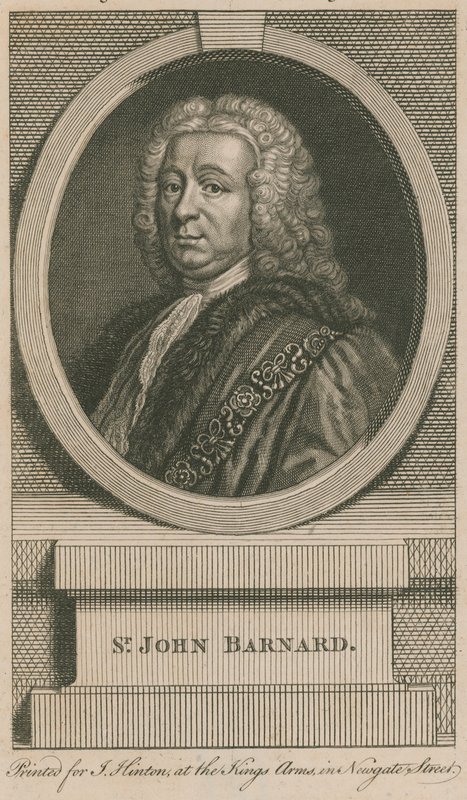 Sir John Barnard, primátor Londýna od English School