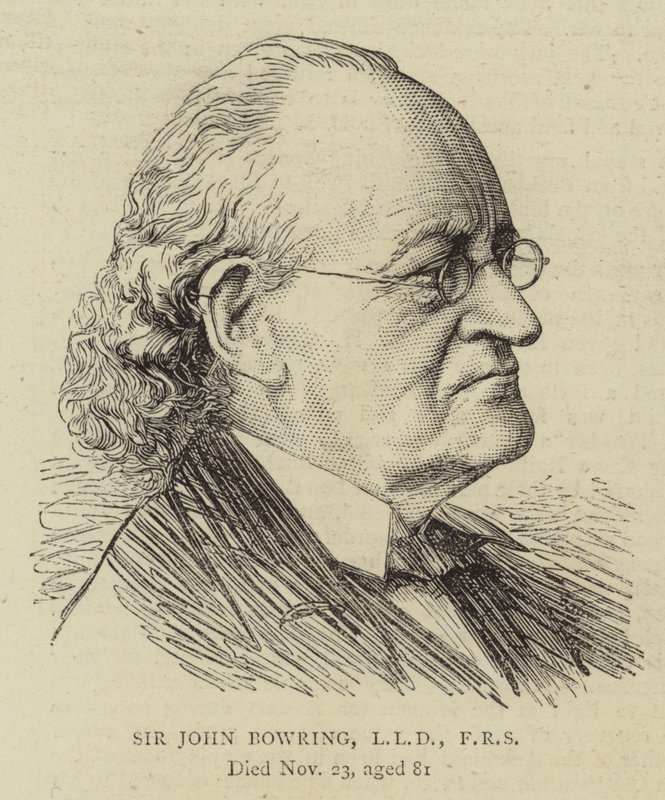 Sir John Bowring, LLD, FRS (rytina) od English School