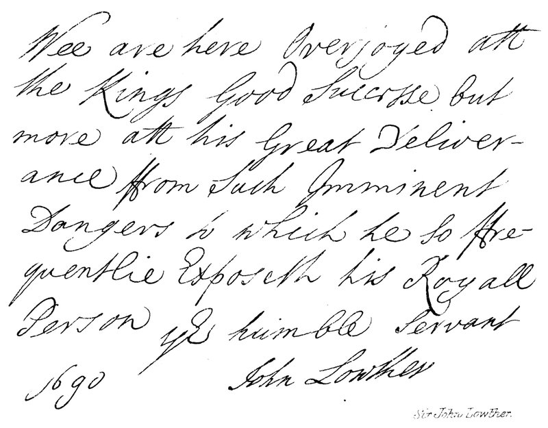 Sir John Lowther od English School