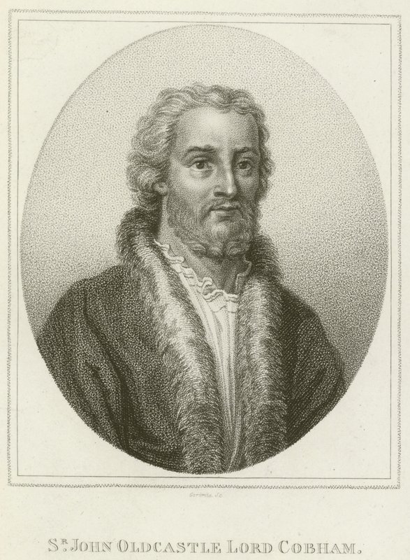 Sir John Oldcastle, Lord Cobham (rytina) od English School
