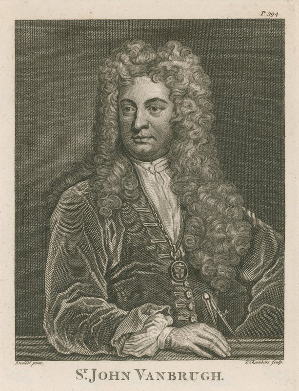 Sir John Vanbrugh , architekt a dramatik od English School