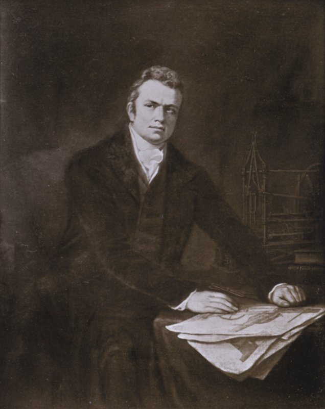 Sir Marc Isambard Brunel (litho) od English School