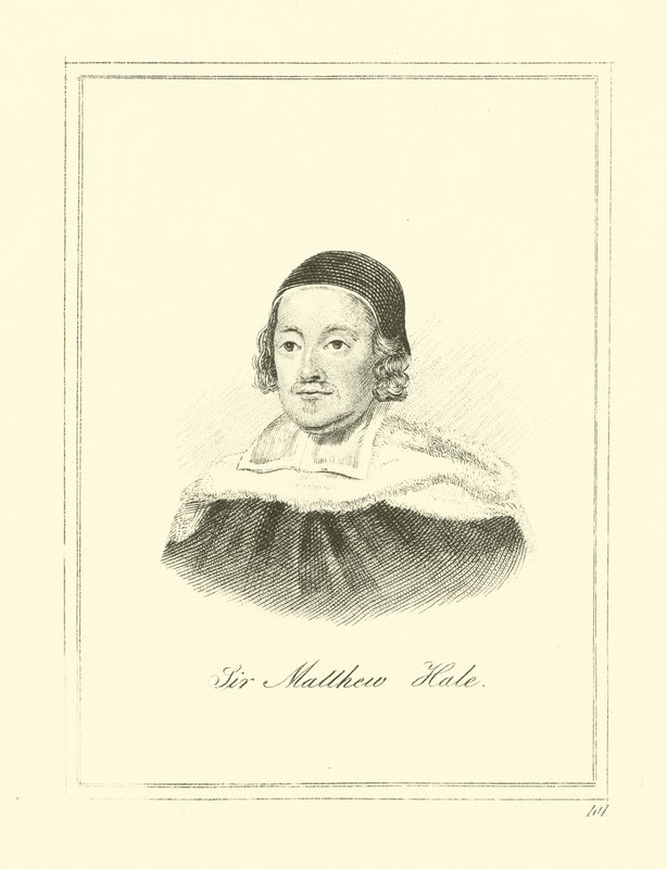 Sir Matthew Hale od English School