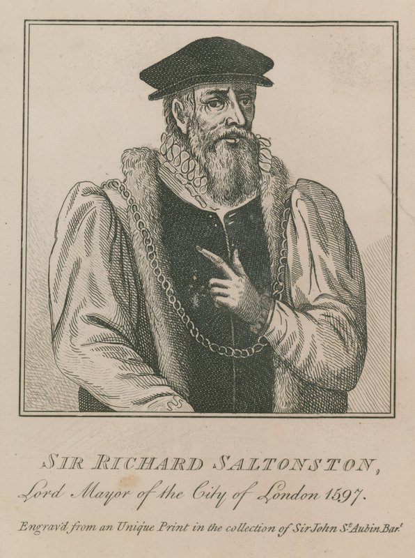 Sir Richard Saltonston, primátor Londýna 1597 od English School