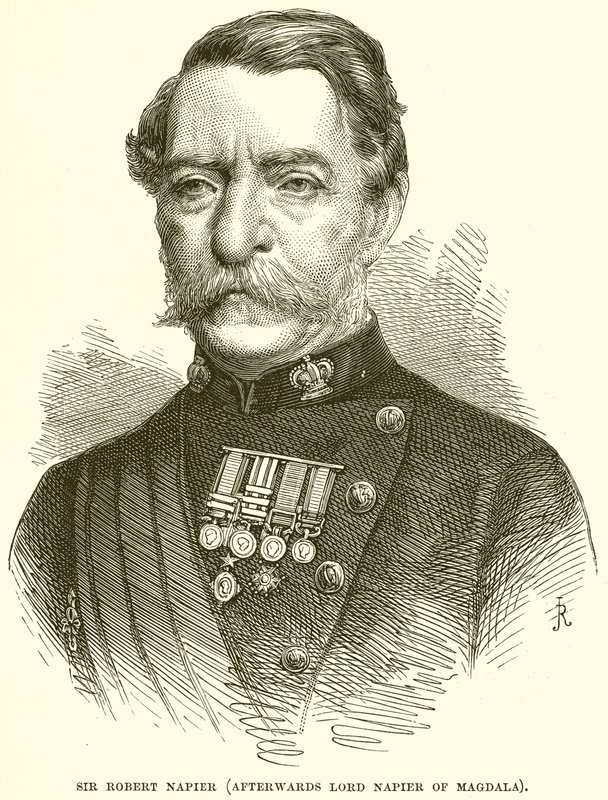 Sir Robert Napier (potom lord Napier z Magdaly) od English School