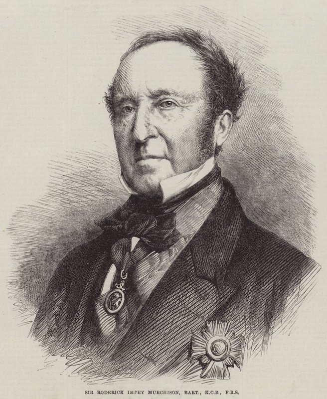 Sir Roderick Impey Murchison, Baronet, KCB, FRS (rytina) od English School