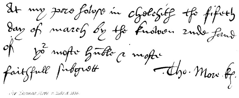 Sir Thomas More, narozen 1480, d 1535 od English School