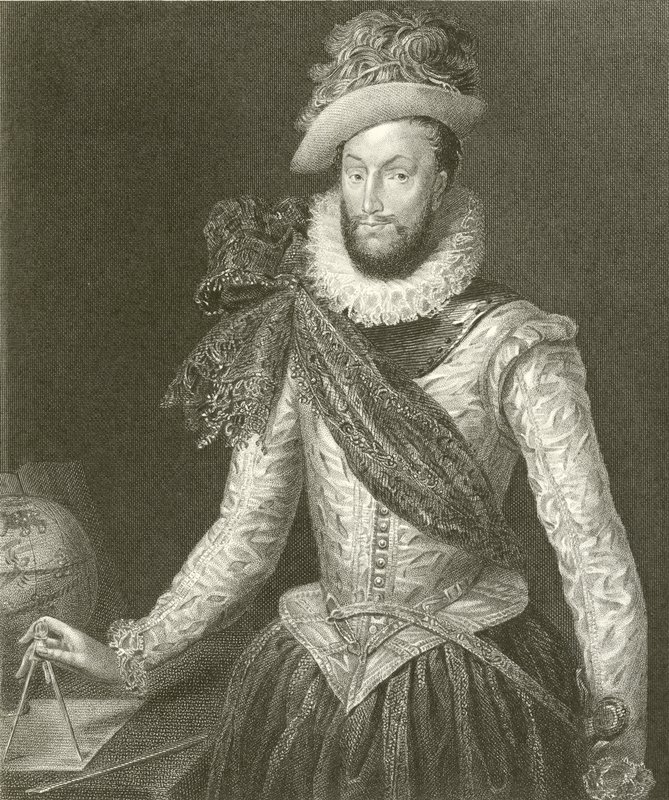 Sir Walter Raleigh od English School