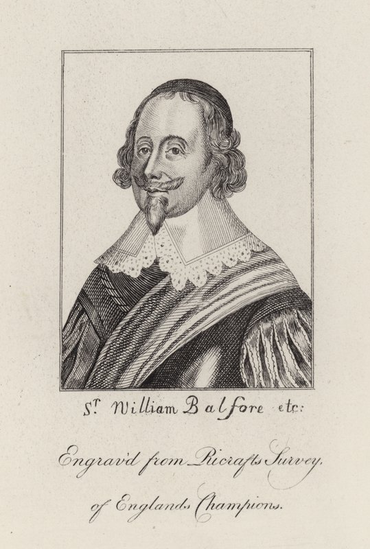 Sir William Balfour (rytina) od English School