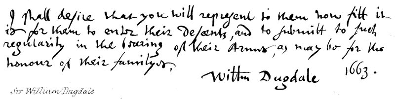 Sir William Dugdale od English School