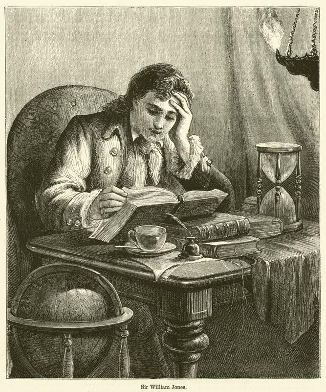 Sir William Jones (rytina) od English School