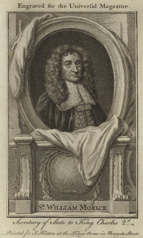 Sir William Morice, ministr zahraničí krále Karla 2 od English School
