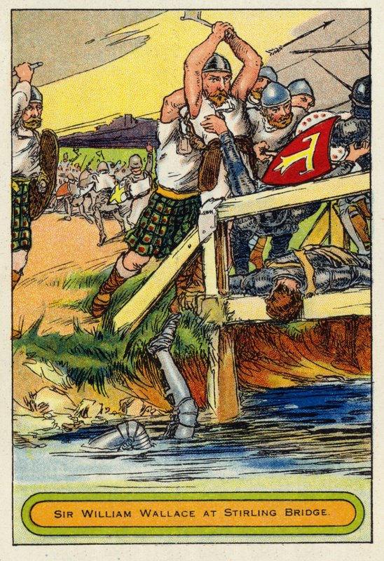 Sir William Wallace na Stirling Bridge od English School
