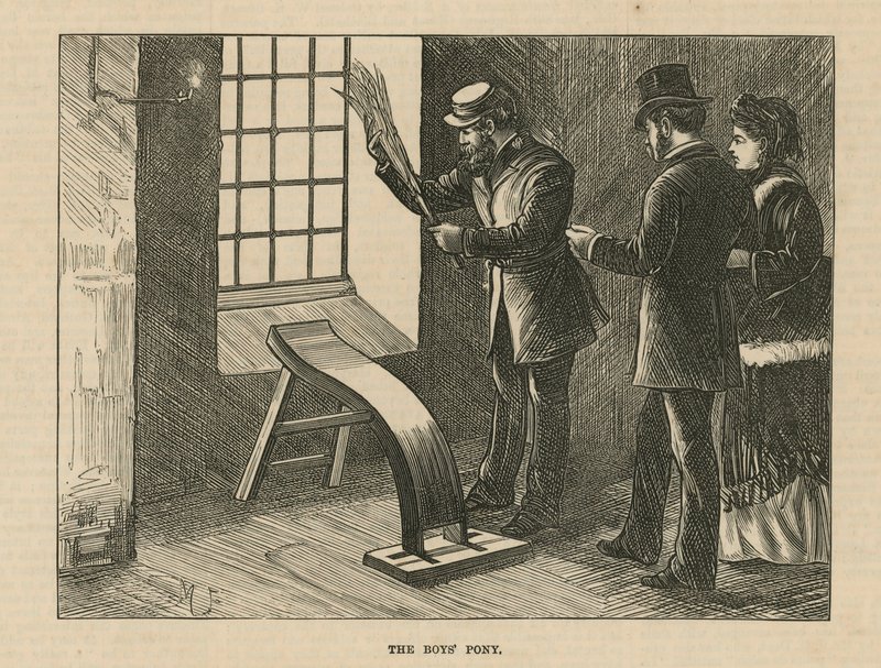Náčrtky v Clerkenwell House of Correction od English School