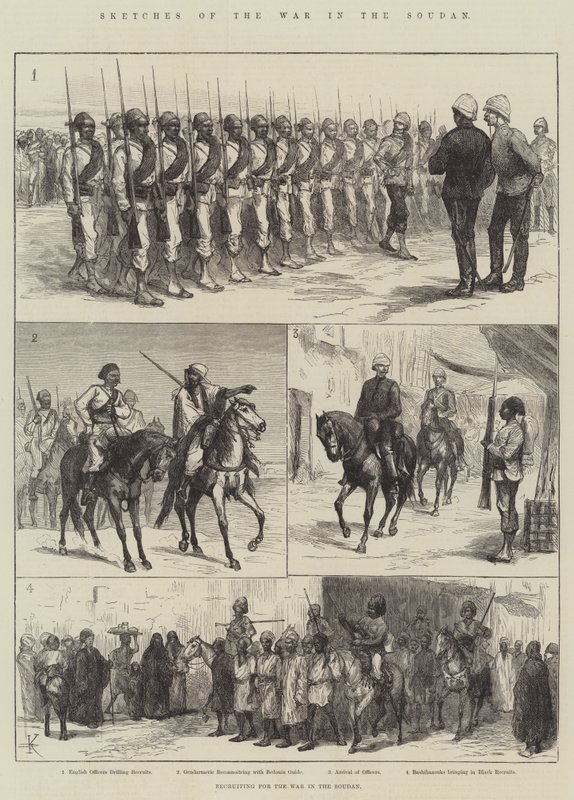 Sketches of the War in the Súdan (rytina) od English School