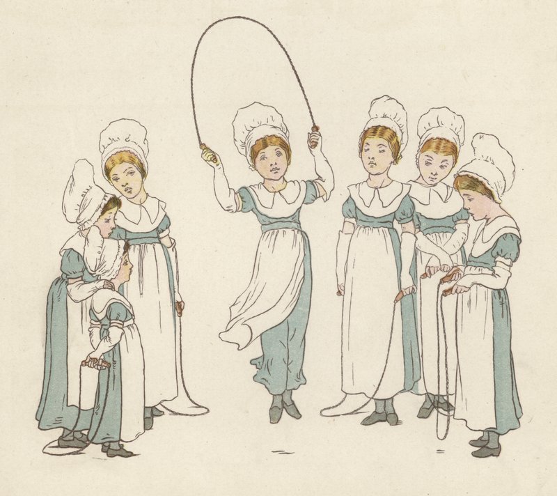 Skipping (barevná litografie) od English School