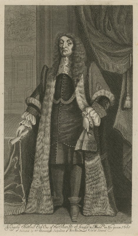 Slingsby Bethell, šerif Londýna a Middlesexu v roce 1680 od English School