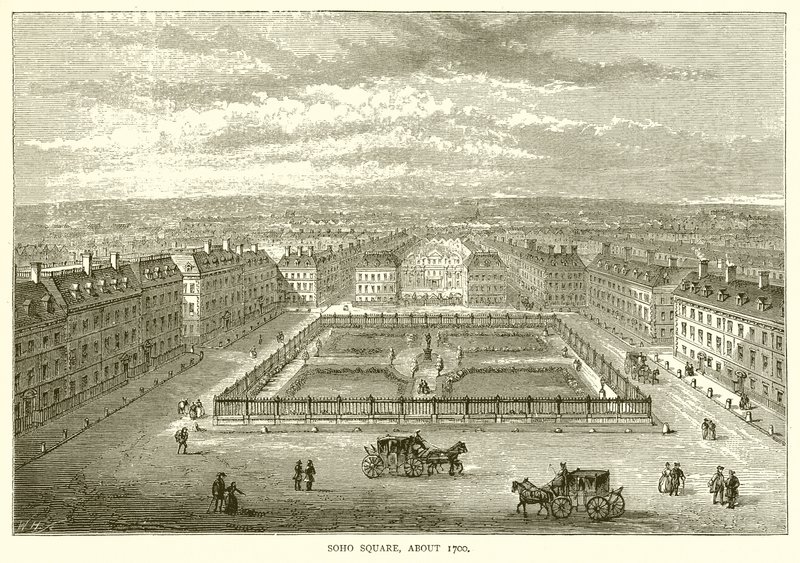 Soho Square, asi 1700 od English School