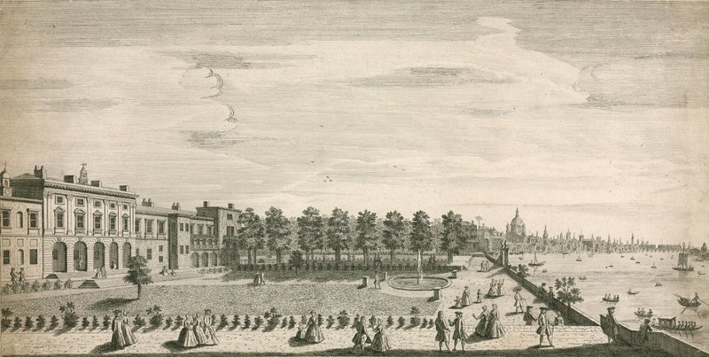 Somerset House, The Strand, Londýn od English School