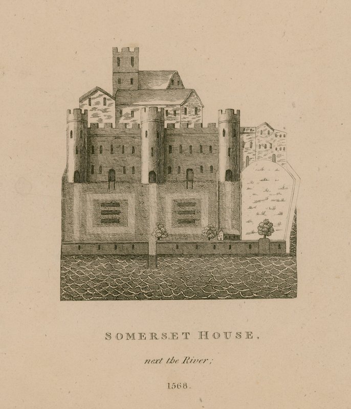 Somerset House, vedle řeky, 1568 od English School
