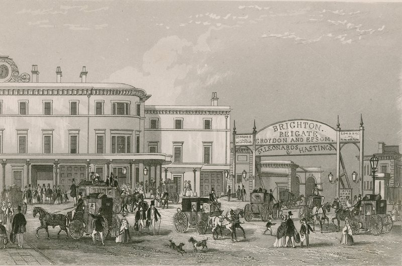 Jihovýchodní nádraží, London Bridge od English School