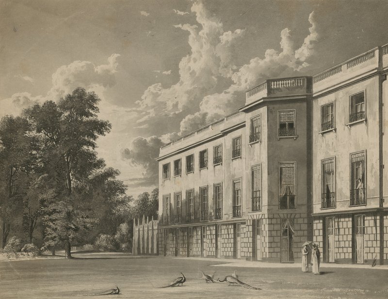 Jižní přední část Carlton House od English School