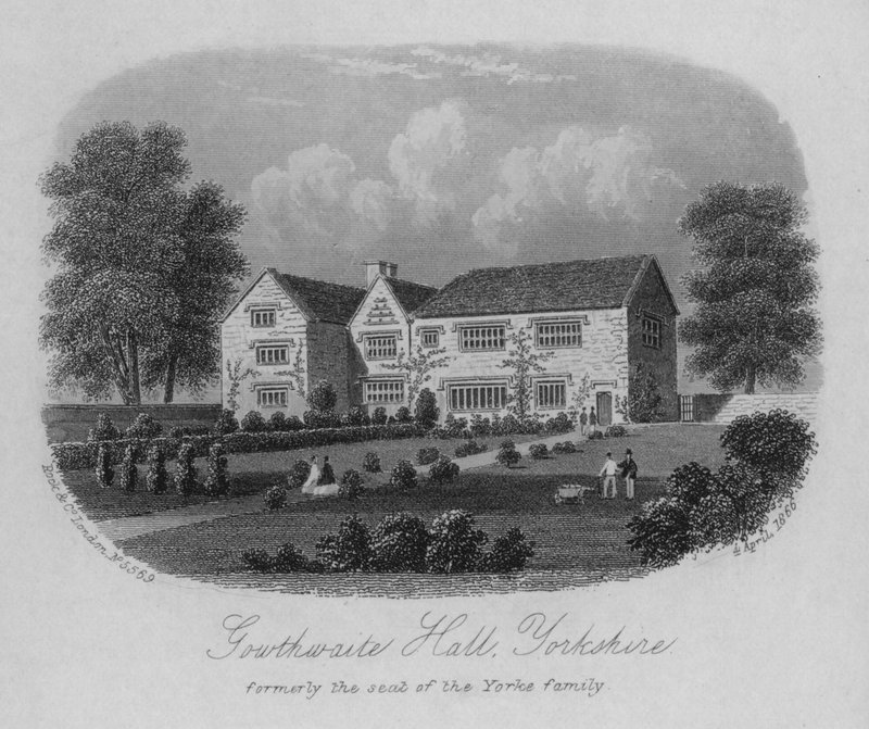 Southwaite Hall, Yorkshire, dříve sídlo rodiny Yorke od English School