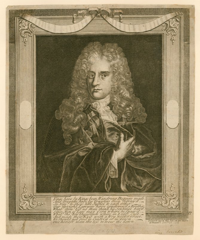 Památka na mrazivý veletrh v roce 1740 od English School