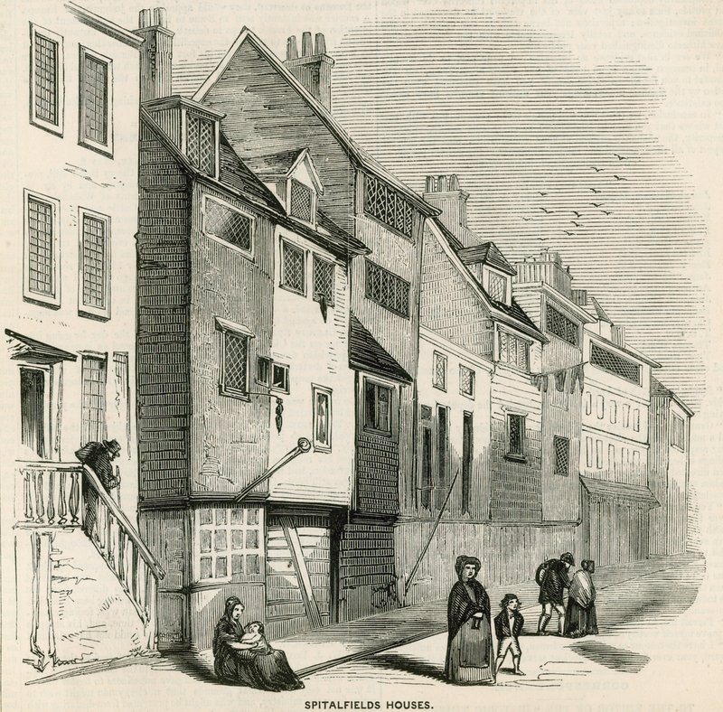 Spitalfieldovy domy od English School
