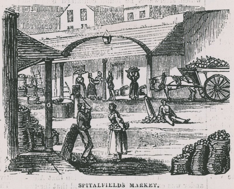 Spitalfields Market, Londýn od English School