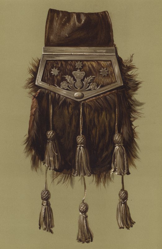 Sporran (chromolitho) od English School