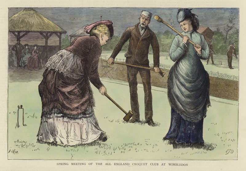 Jarní setkání All England Croquet Club ve Wimbledonu od English School
