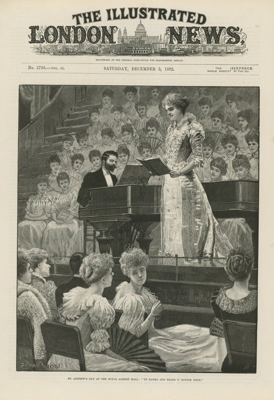 Den svatého Andrewa v Royal Albert Hall od English School