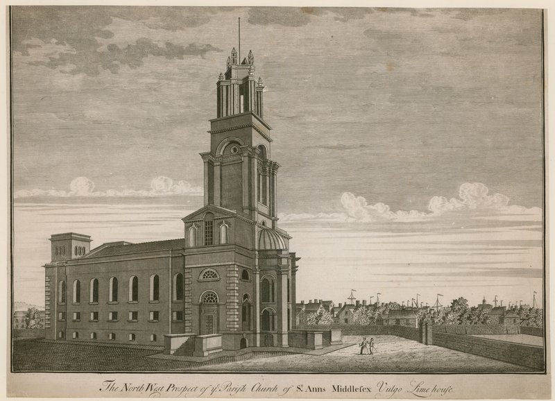 St Annes Lime House, Londýn od English School