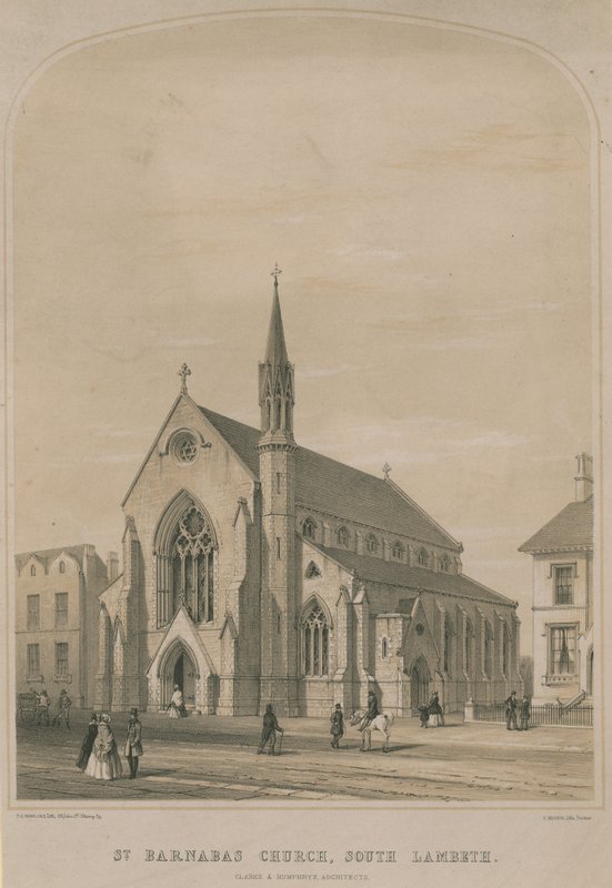 Kostel svatého Barnabáše, South Lambeth od English School