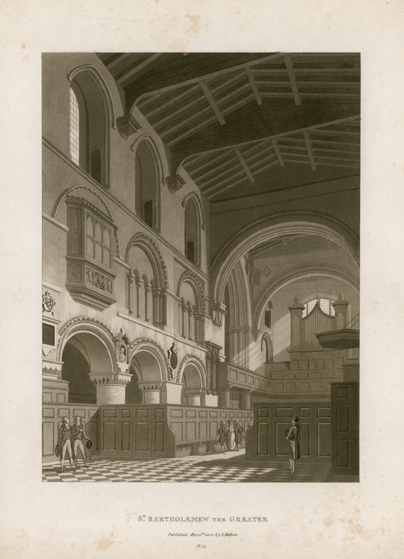 Svatý Bartoloměj Větší, Smithfield od English School