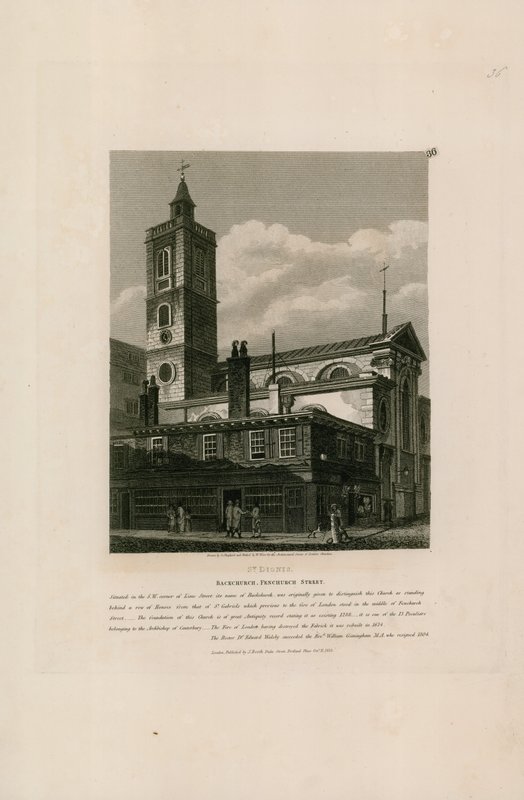 St Dionis, Backchurch, Fenchurch Street od English School