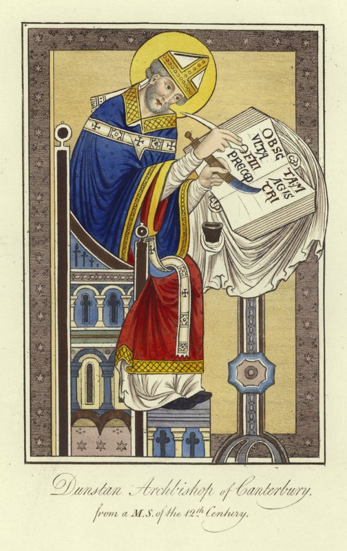 Svatý Dunstan, arcibiskup z Canterbury od English School