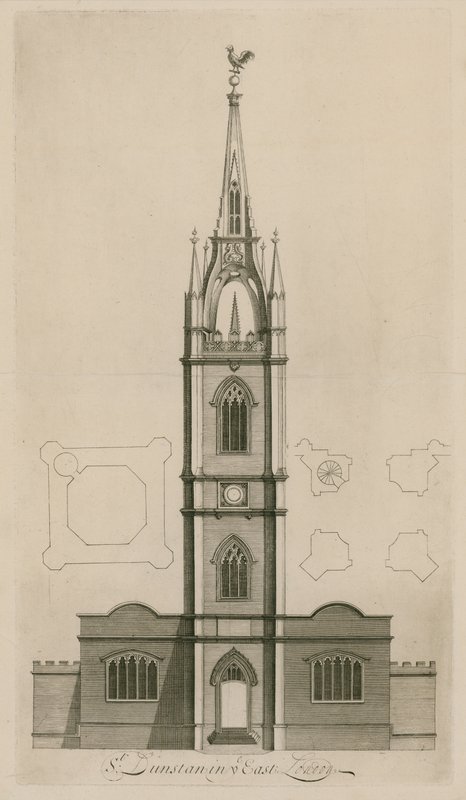St Dunstan na východě, Londýn od English School
