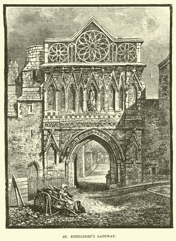 Brána St Ethelberts od English School