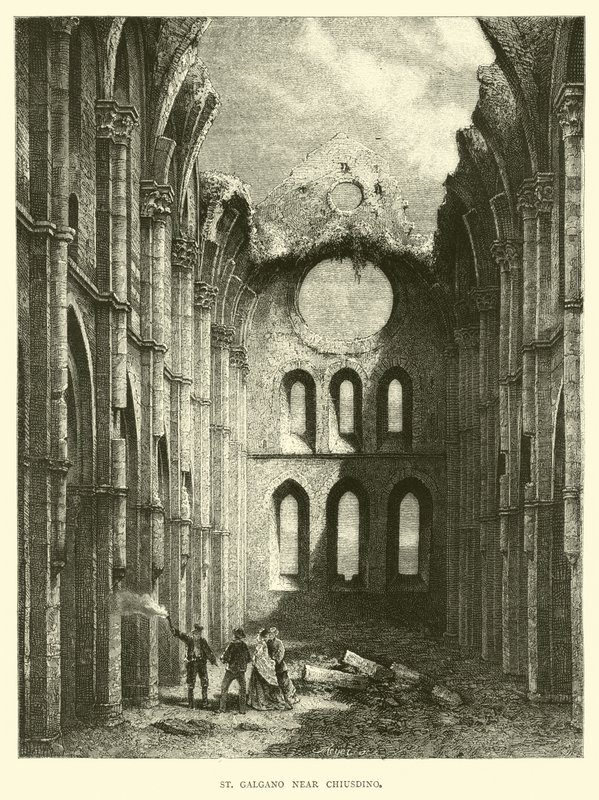 St Galgano poblíž Chiusdino od English School
