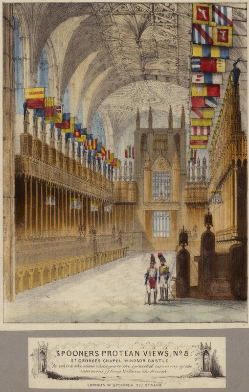 Kaple svatého Jiří, hrad Windsor od English School