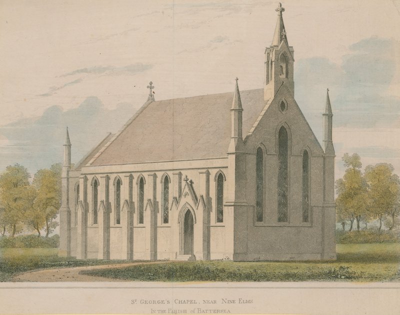 Kaple svatého Jiří ve farnosti Battersea od English School