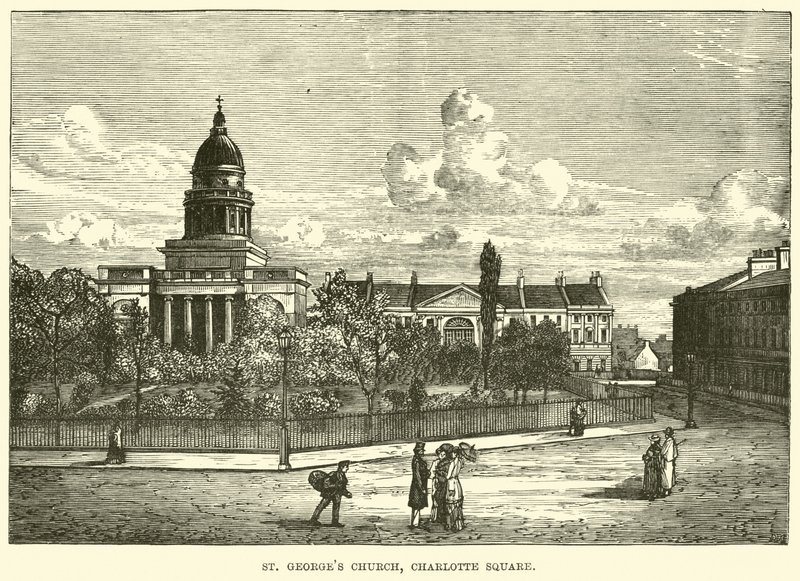 Kostel svatého Jiří, Charlotte Square od English School