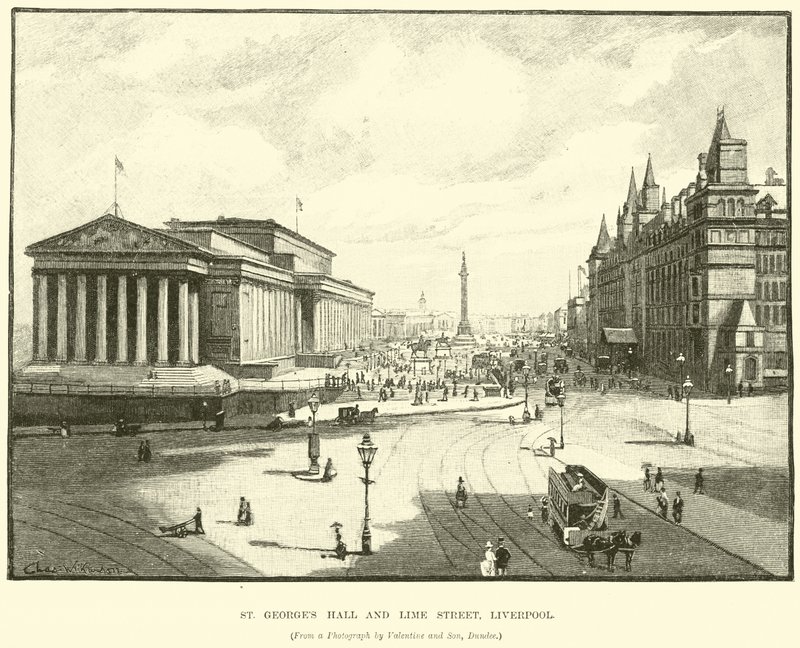 St Georges Hall a Lime Street, Liverpool od English School