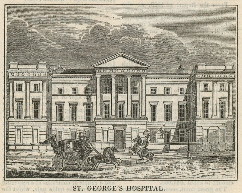 Nemocnice St Georges, Londýn od English School
