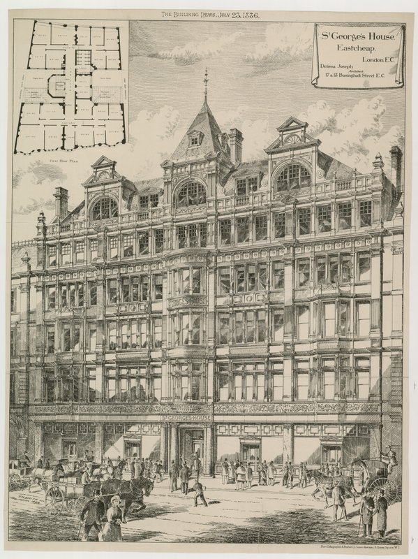St Georges House, Eastcheap, Londýn od English School