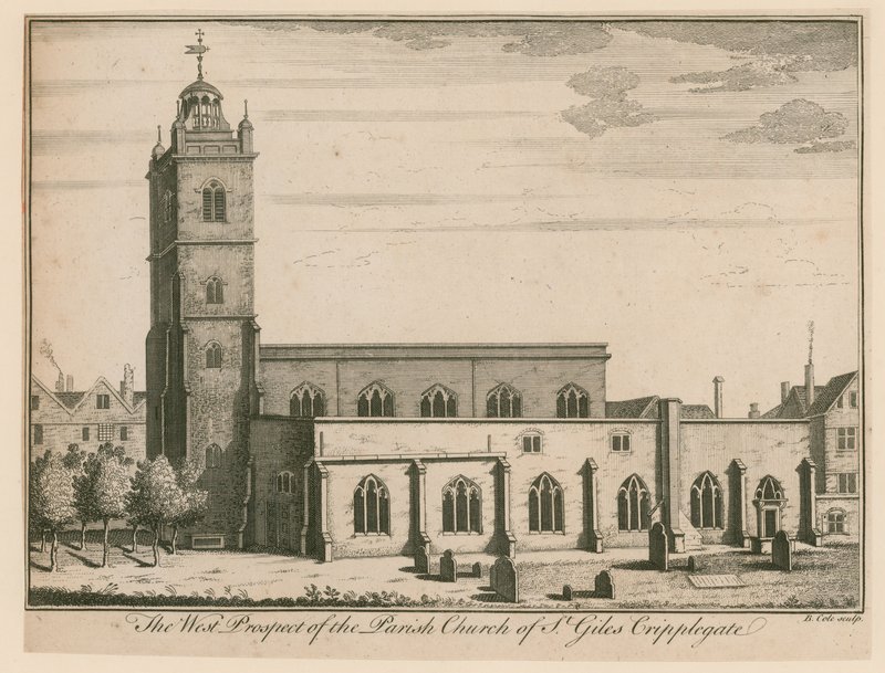St Giles, Cripplegate, Londýn od English School