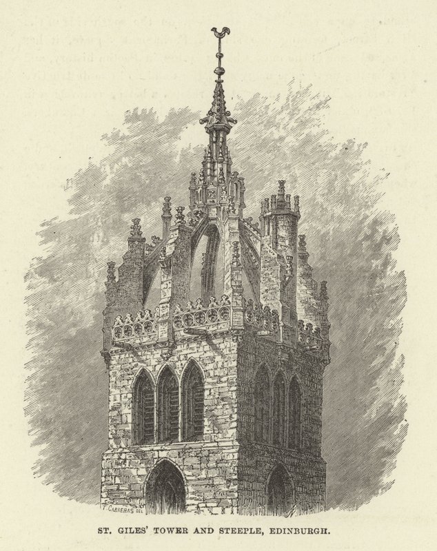 St Giles Tower and Steeple, Edinburgh od English School