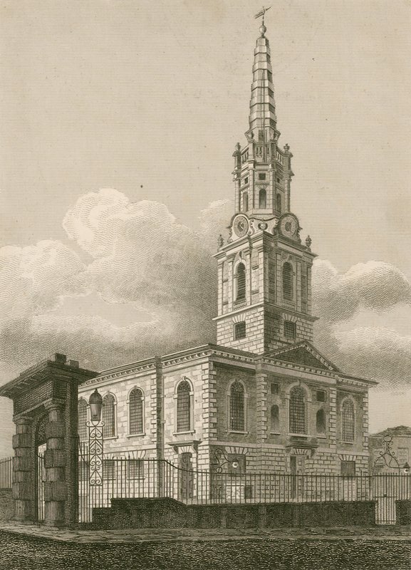 St Giles in the Fields, Londýn od English School